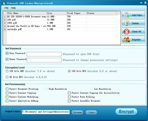Vibosoft PDF Locker 高效安全的PDF文件加密解决方案